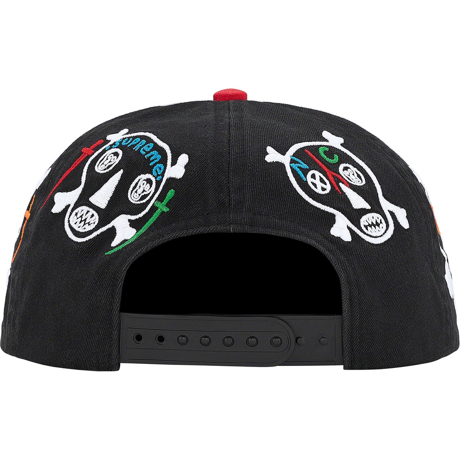 Supreme Clayton Patterson Supreme Skulls 5-Panel (SS21) - Black - $48