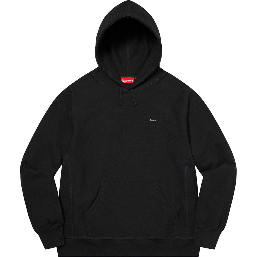 Supreme Small Box Hooded Sweatshirt (SS21) - Black - $148