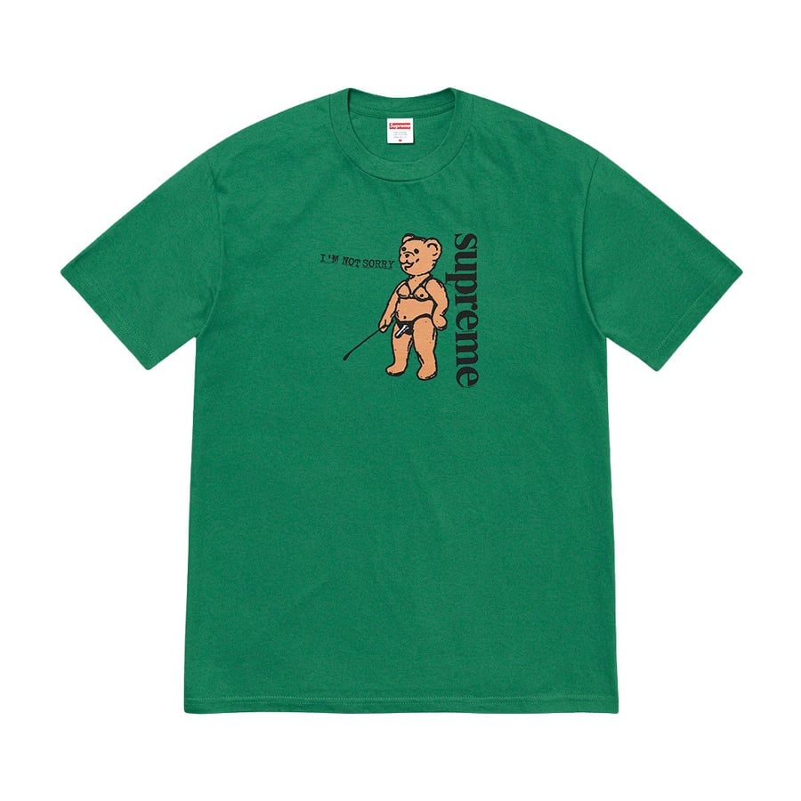 Supreme Not Sorry Tee releasing on Week 8 for spring summer 2021