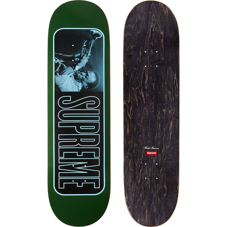 Details on Miles Davis Skateboard Green - 8.375" x 32.125"  from spring summer
                                                    2021 (Price is $60)