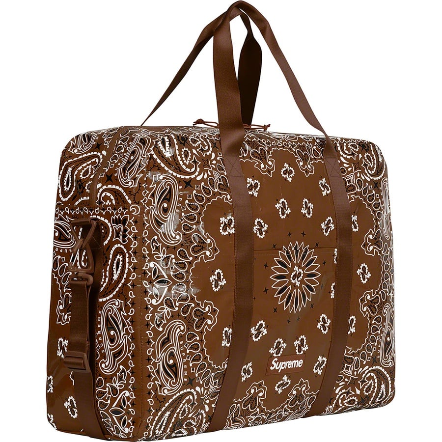 Details on Bandana Tarp Large Duffle Bag Brown from spring summer
                                                    2021 (Price is $78)