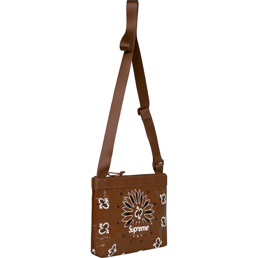 Details on Bandana Tarp Side Bag Brown from spring summer
                                                    2021 (Price is $38)