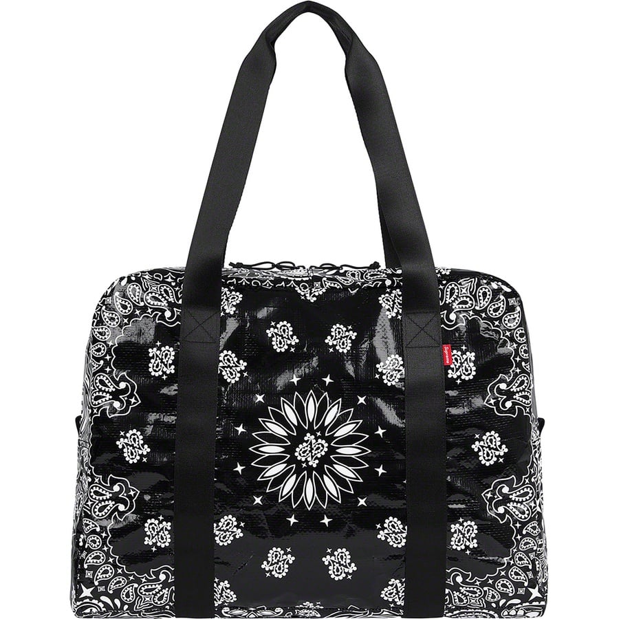 Details on Bandana Tarp Small Duffle Bag Black from spring summer
                                                    2021 (Price is $68)