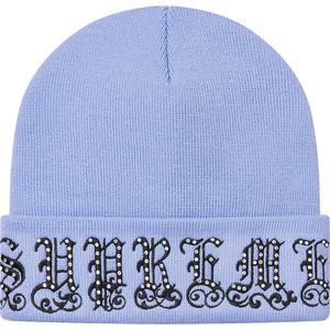 Old English Rhinestone Beanie - spring summer 2021 - Supreme