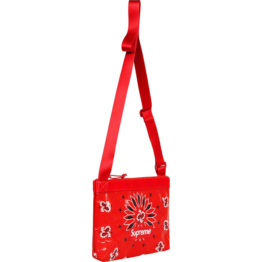 Details on Bandana Tarp Side Bag Red from spring summer
                                                    2021 (Price is $38)