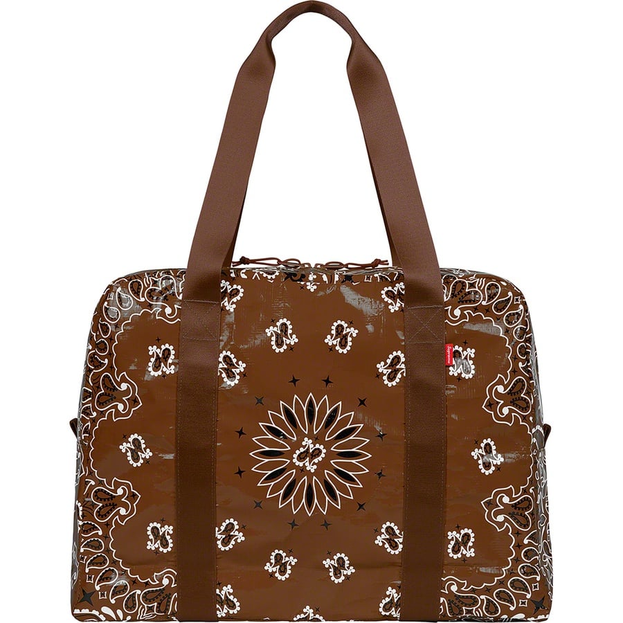 Details on Bandana Tarp Small Duffle Bag Brown from spring summer
                                                    2021 (Price is $68)