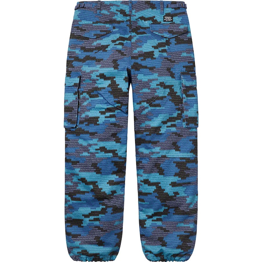 Details on Cargo Pant Blue Camo from spring summer
                                                    2021 (Price is $158)