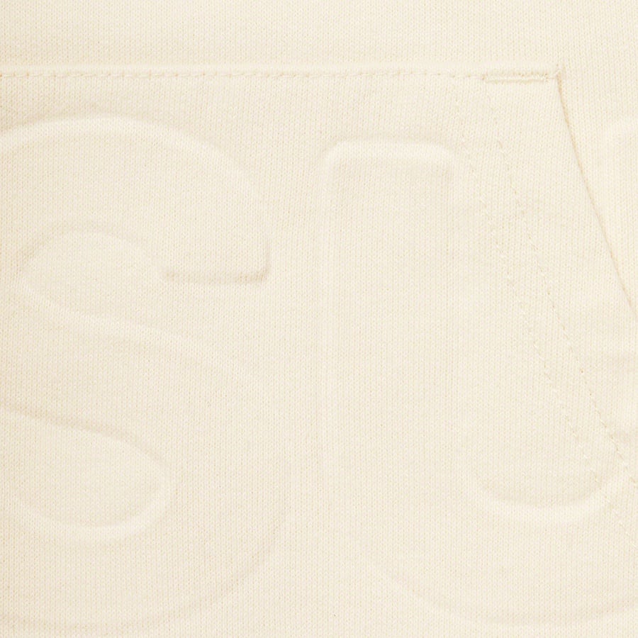 Details on Embossed Logos Hooded Sweatshirt Natural from spring summer
                                                    2021 (Price is $158)