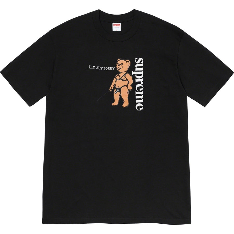 Details on Not Sorry Tee Black from spring summer
                                                    2021 (Price is $38)
