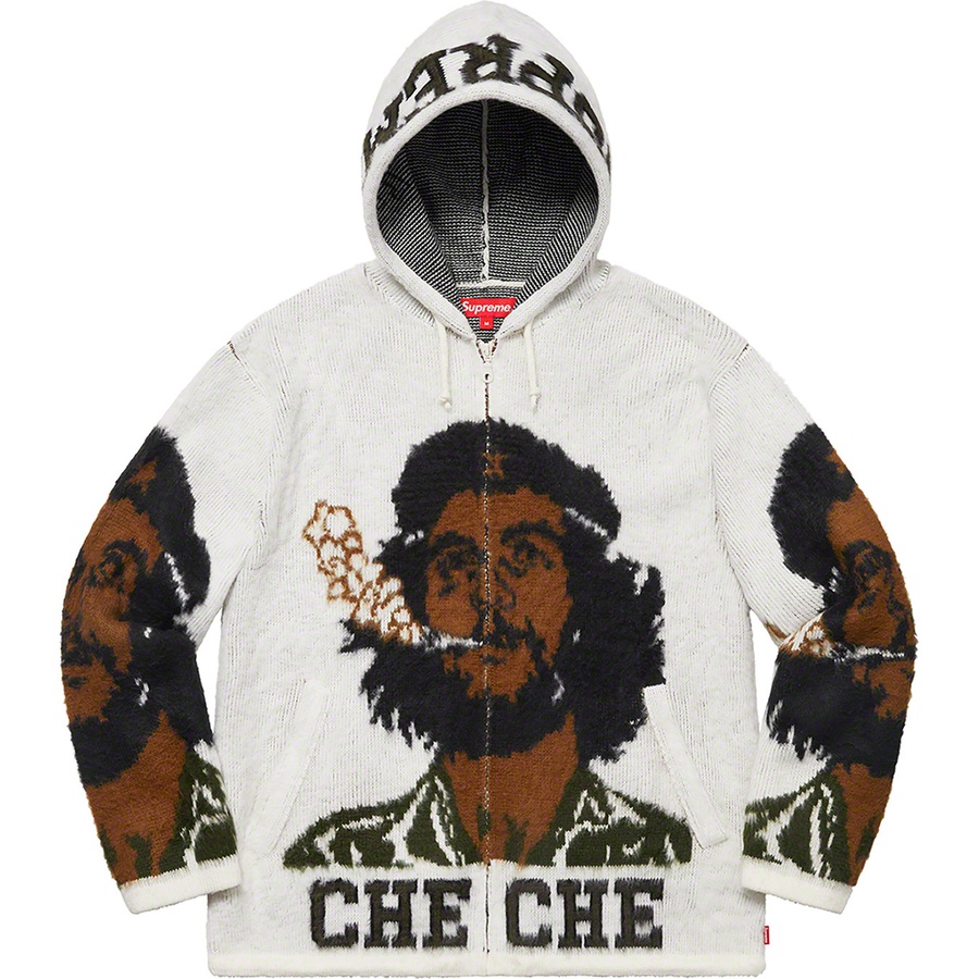 Details on Che Hooded Zip Up Sweater White from spring summer
                                                    2021 (Price is $248)