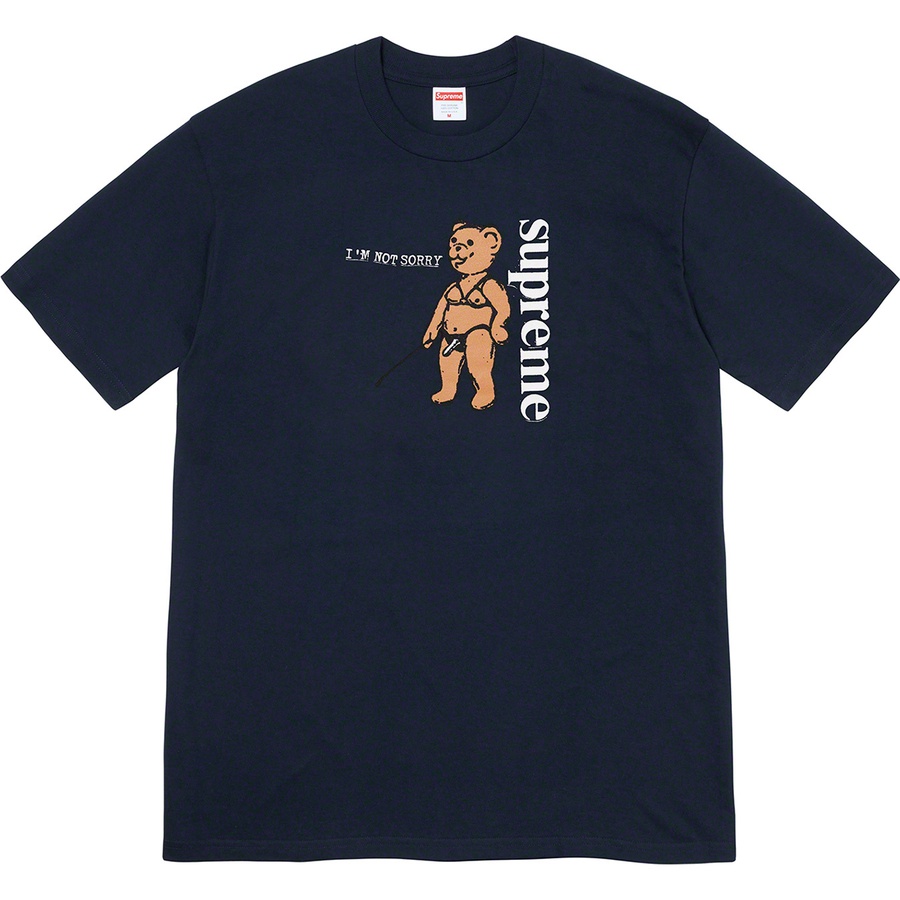 Details on Not Sorry Tee Navy from spring summer
                                                    2021 (Price is $38)