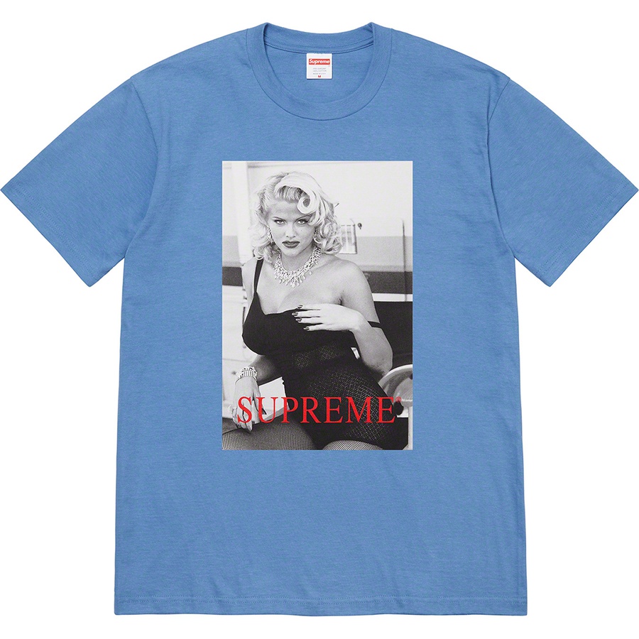 Details on Anna Nicole Smith Tee Dusty Light Royal from spring summer
                                                    2021 (Price is $48)