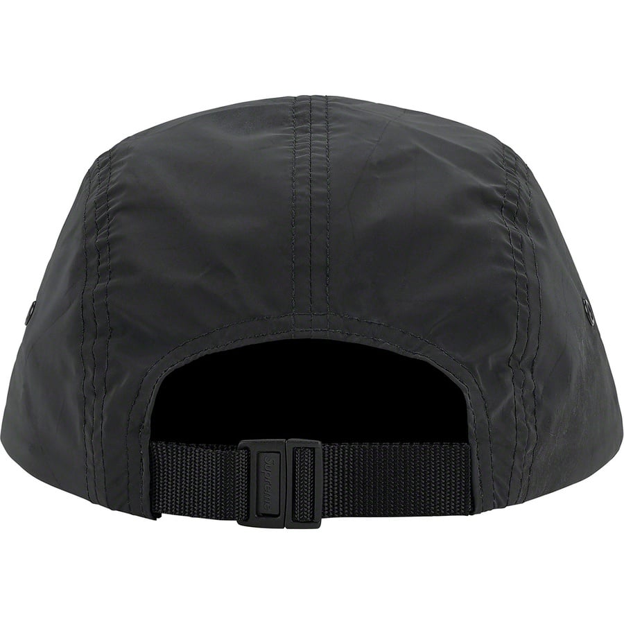 Supreme Reflective Dyed Camp Cap (SS21) - Black - $54