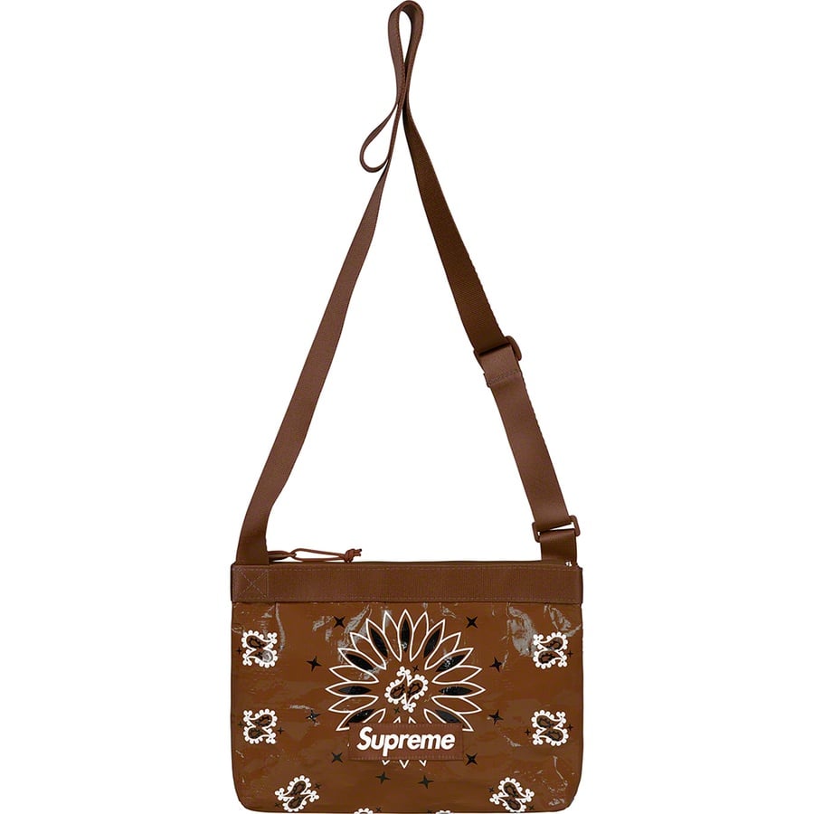 Details on Bandana Tarp Side Bag Brown from spring summer
                                                    2021 (Price is $38)