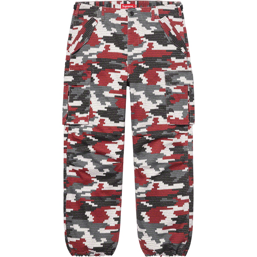 Details on Cargo Pant Red Camo from spring summer
                                                    2021 (Price is $158)