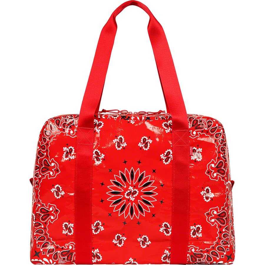 Details on Bandana Tarp Small Duffle Bag Red from spring summer
                                                    2021 (Price is $68)