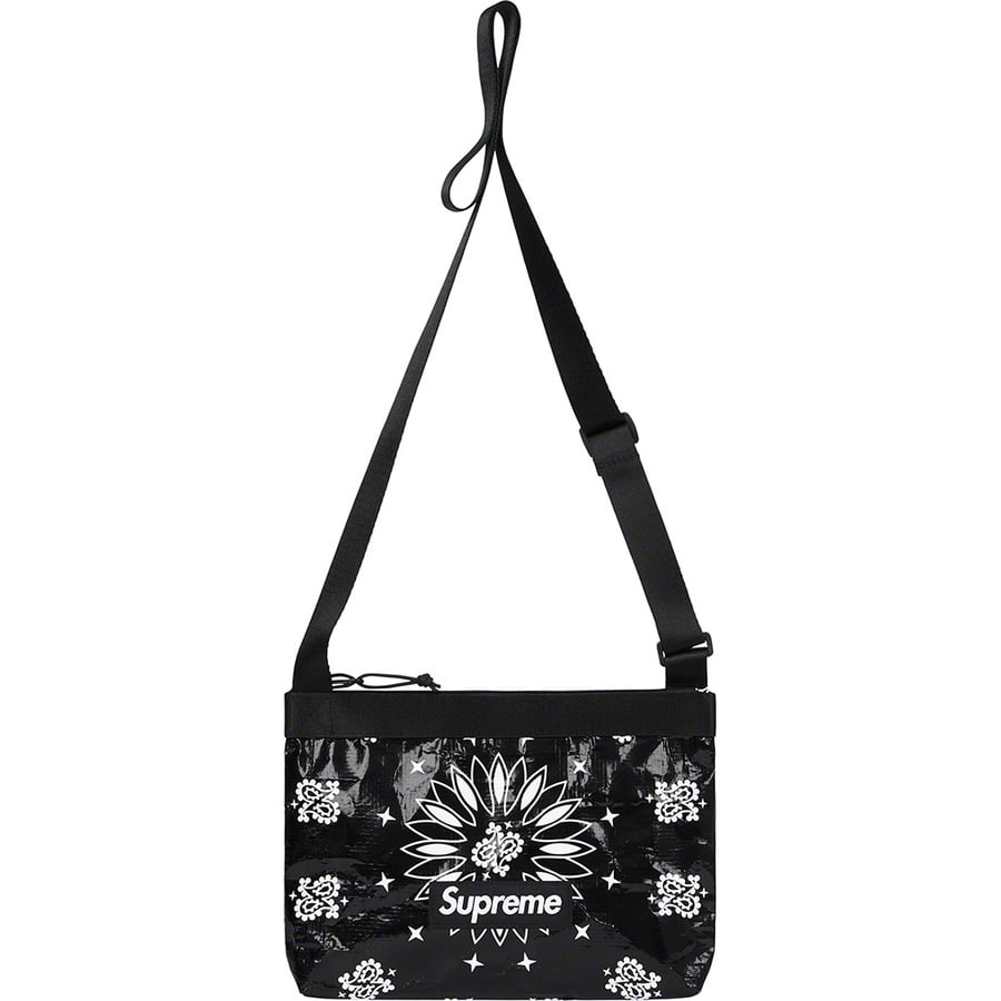 Details on Bandana Tarp Side Bag Black from spring summer
                                                    2021 (Price is $38)