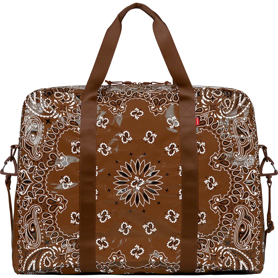 Details on Bandana Tarp Large Duffle Bag Brown from spring summer
                                                    2021 (Price is $78)