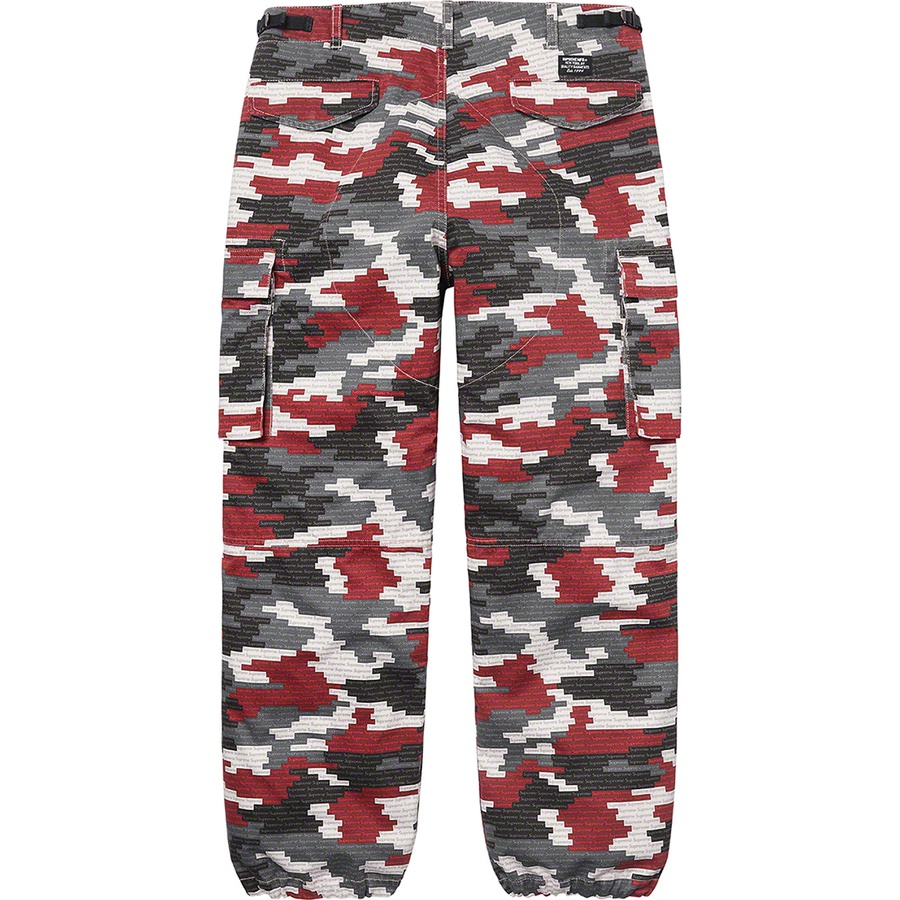 Details on Cargo Pant Red Camo from spring summer
                                                    2021 (Price is $158)