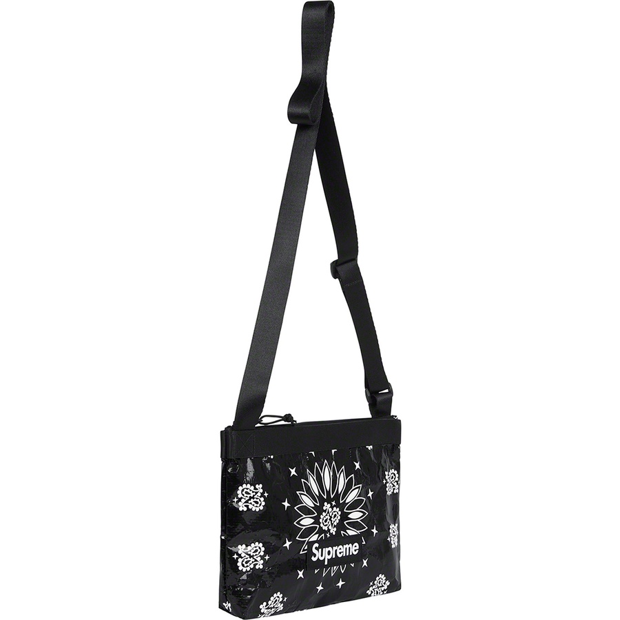 Details on Bandana Tarp Side Bag Black from spring summer
                                                    2021 (Price is $38)