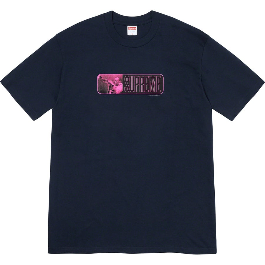 Details on Miles Davis Tee Navy from spring summer
                                                    2021 (Price is $44)