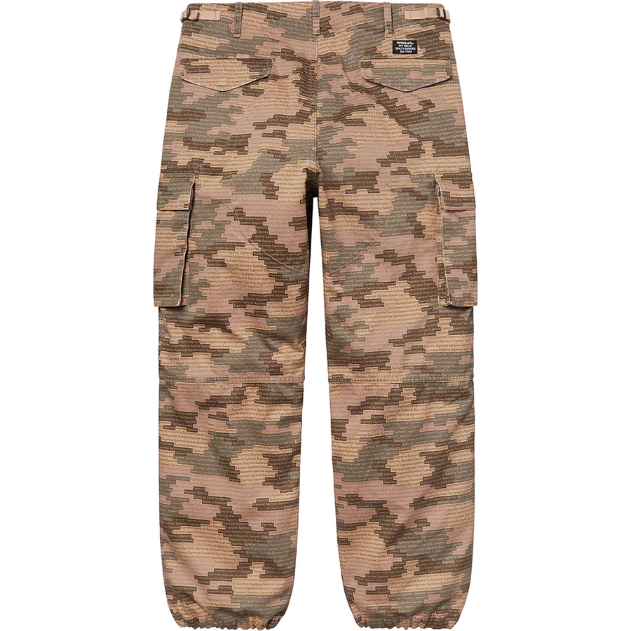 Details on Cargo Pant Tan Camo from spring summer
                                                    2021 (Price is $158)