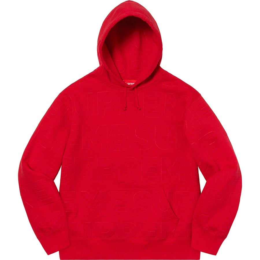 Embossed Logos Hooded Sweatshirt - spring summer 2021 - Supreme