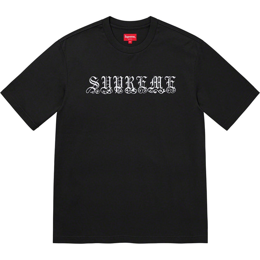 Supreme Old English Rhinestone Tee ЭЮ-