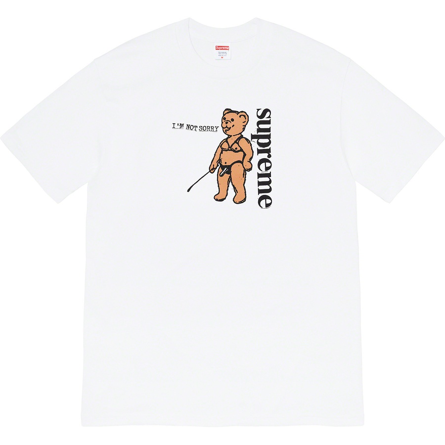 Details on Not Sorry Tee White from spring summer
                                                    2021 (Price is $38)