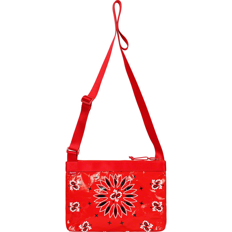 Details on Bandana Tarp Side Bag Red from spring summer
                                                    2021 (Price is $38)