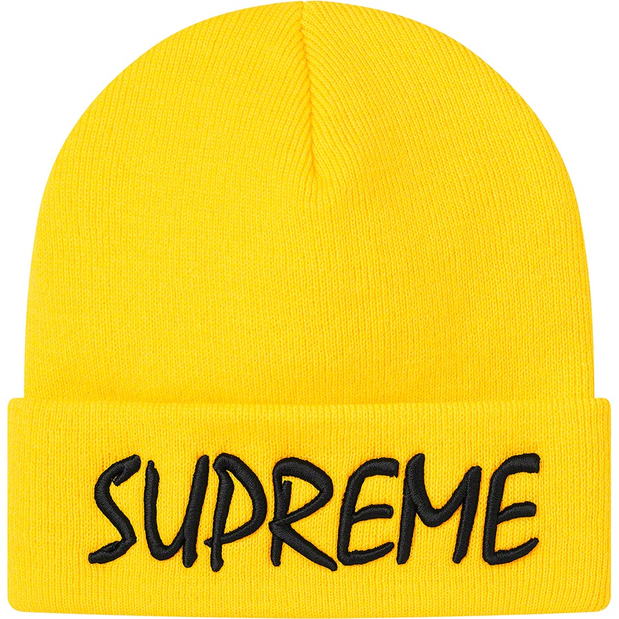 Details on FTP Beanie Yellow from spring summer
                                                    2021 (Price is $38)