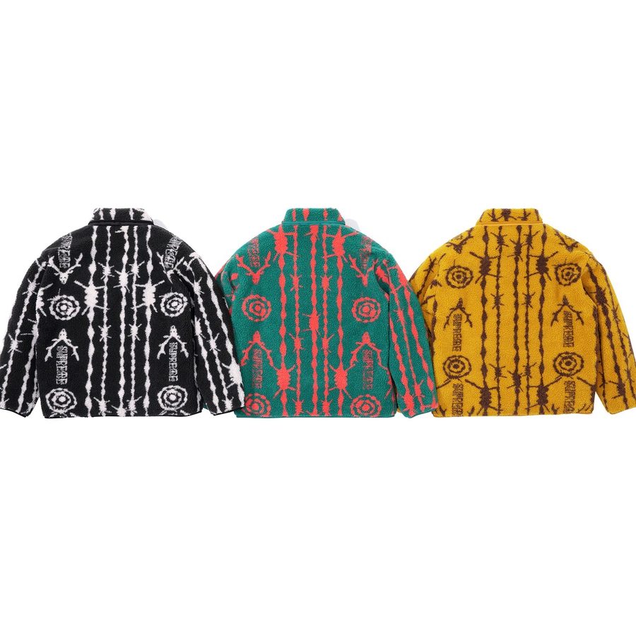 Details on Supreme SOUTH2 WEST8 Fleece Jacket from spring summer
                                            2021 (Price is $198)