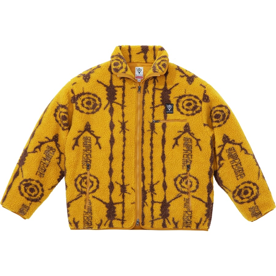 Supreme Supreme SOUTH2 WEST8 Fleece Jacket (SS21) - $198