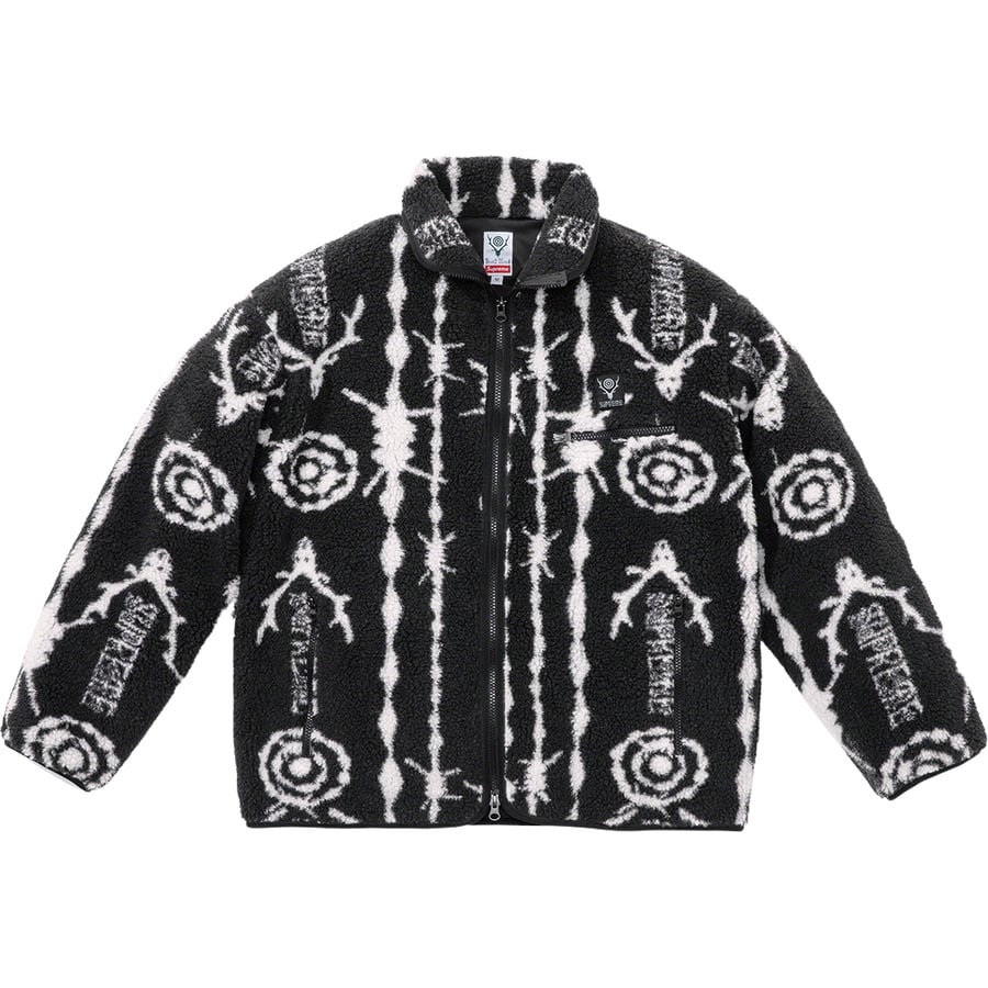 Details on Supreme SOUTH2 WEST8 Fleece Jacket  from spring summer
                                                    2021 (Price is $198)