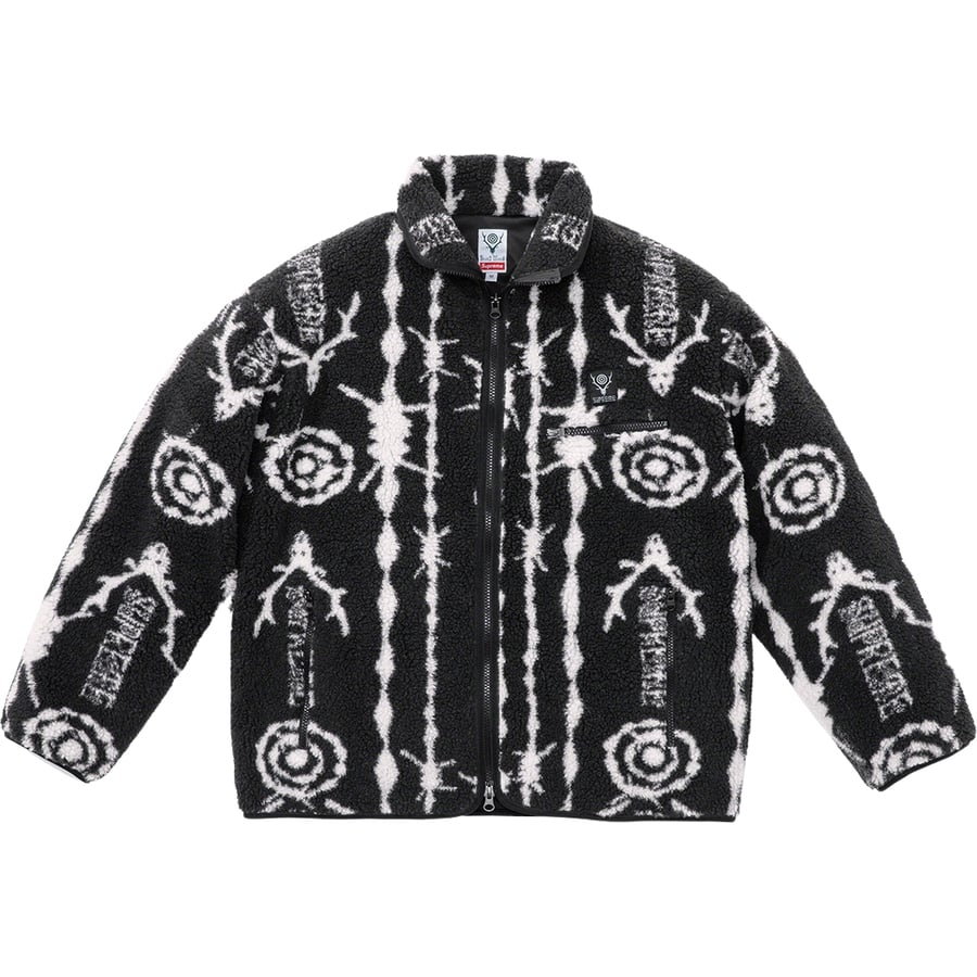 Supreme Supreme SOUTH2 WEST8 Fleece Jacket (SS21) - $198