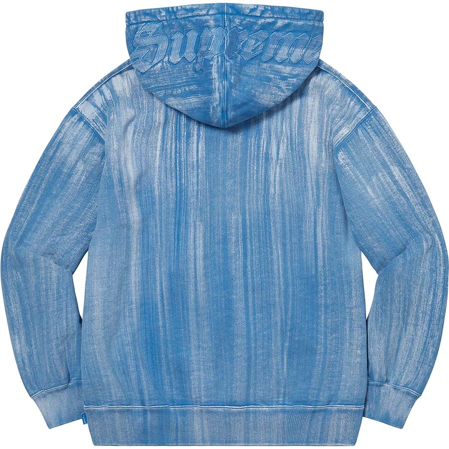 Details on Brush Stroke Hooded Sweatshirt Pale Royal from spring summer
                                                    2021 (Price is $168)