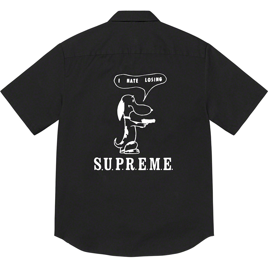 Details on Dog S S Work Shirt Black from spring summer
                                                    2021 (Price is $128)