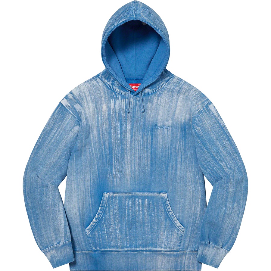Details on Brush Stroke Hooded Sweatshirt Pale Royal from spring summer
                                                    2021 (Price is $168)