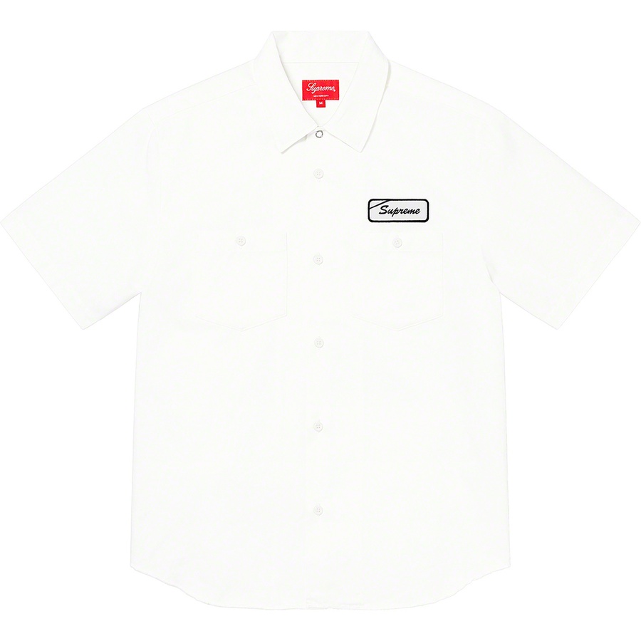 Details on Dog S S Work Shirt White from spring summer
                                                    2021 (Price is $128)