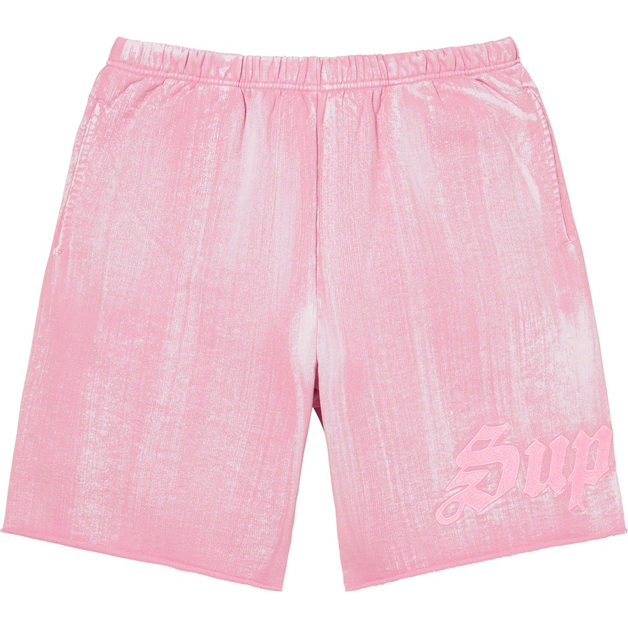 Details on Brush Stroke Sweatshort Pink from spring summer
                                                    2021 (Price is $118)