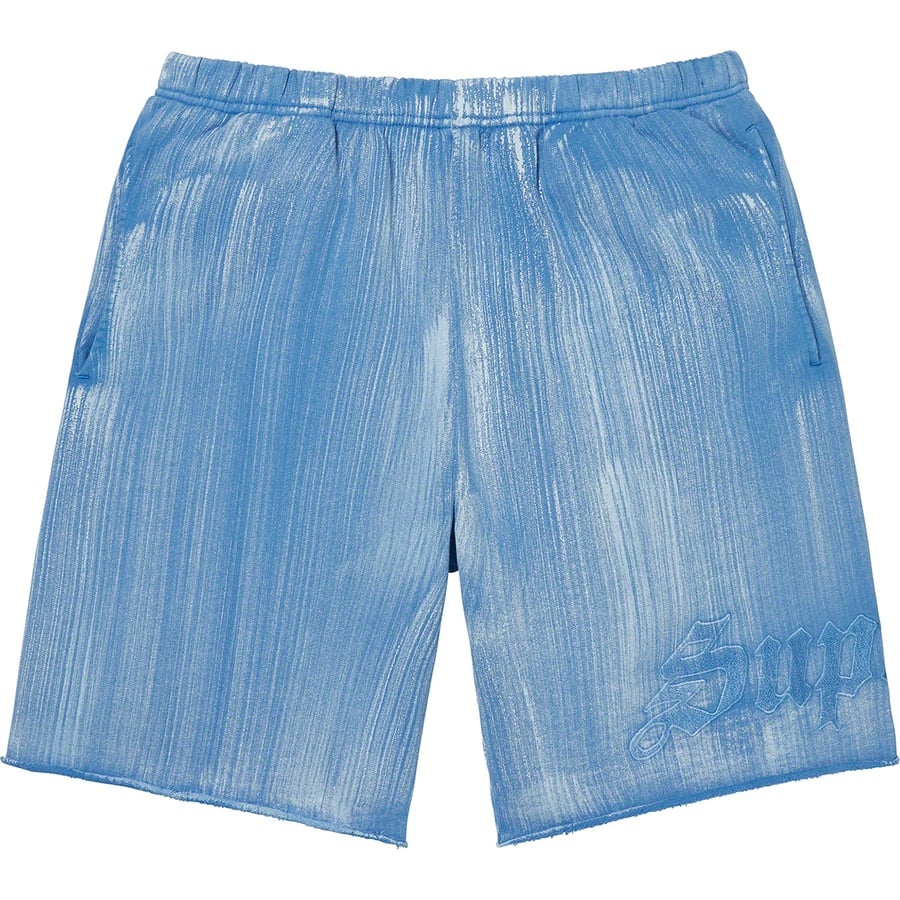 Details on Brush Stroke Sweatshort Pale Royal from spring summer
                                                    2021 (Price is $118)