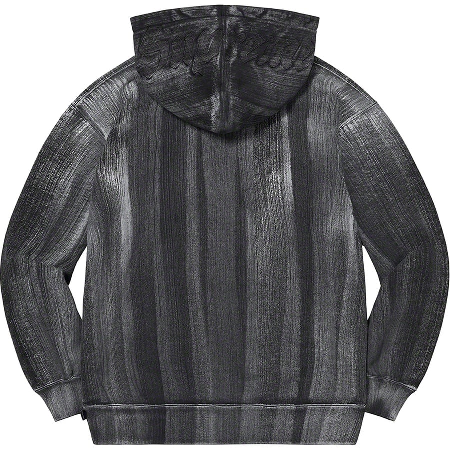 Details on Brush Stroke Hooded Sweatshirt Black from spring summer
                                                    2021 (Price is $168)