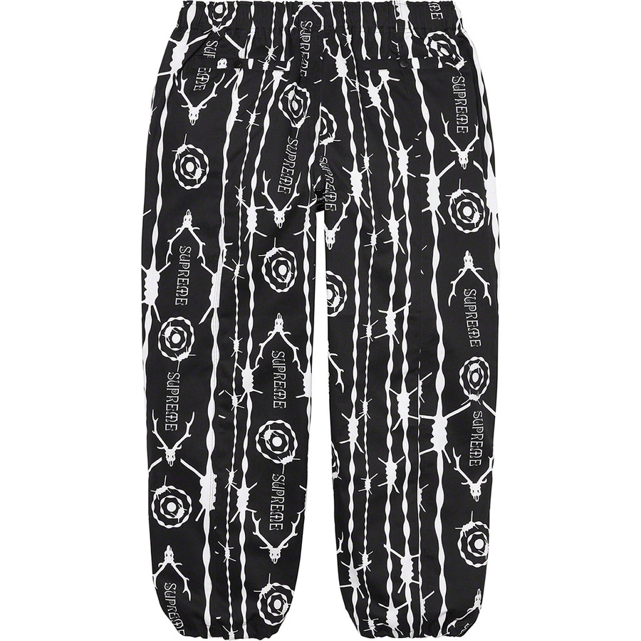 Details on Supreme SOUTH2 WEST8 Belted Pant Black Pattern from spring summer
                                                    2021 (Price is $168)