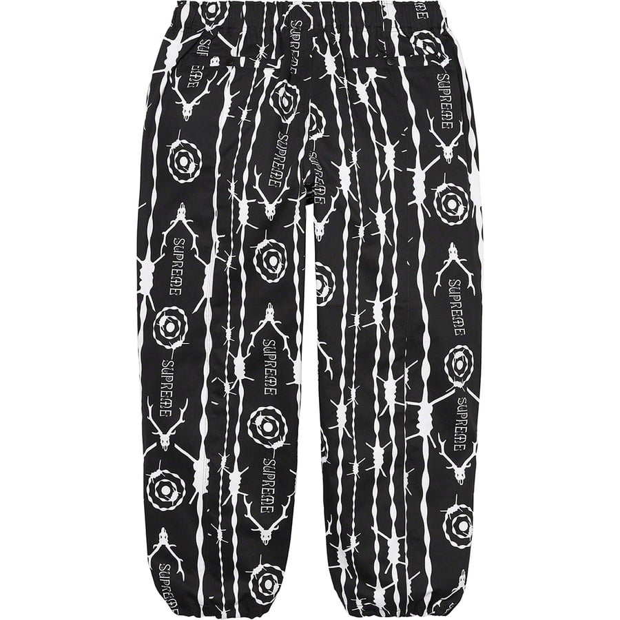 Details on Supreme SOUTH2 WEST8 Belted Pant Black Pattern from spring summer
                                                    2021 (Price is $168)