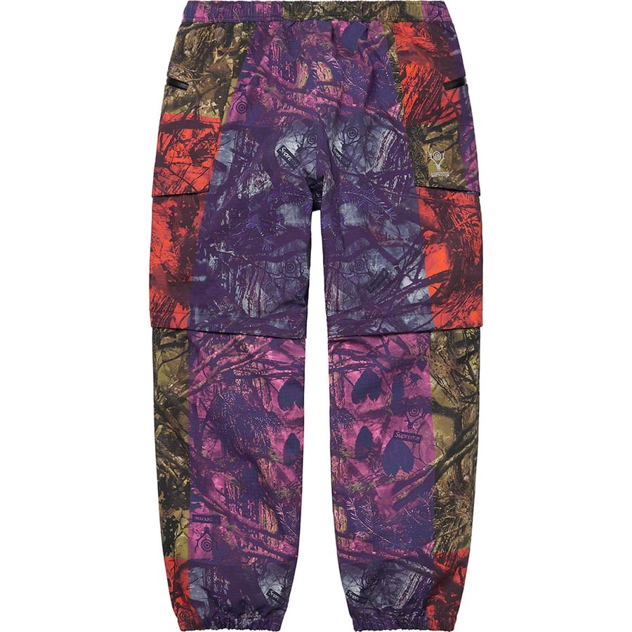 Details on Supreme SOUTH2 WEST8 River Trek Pant Camo from spring summer
                                                    2021 (Price is $248)