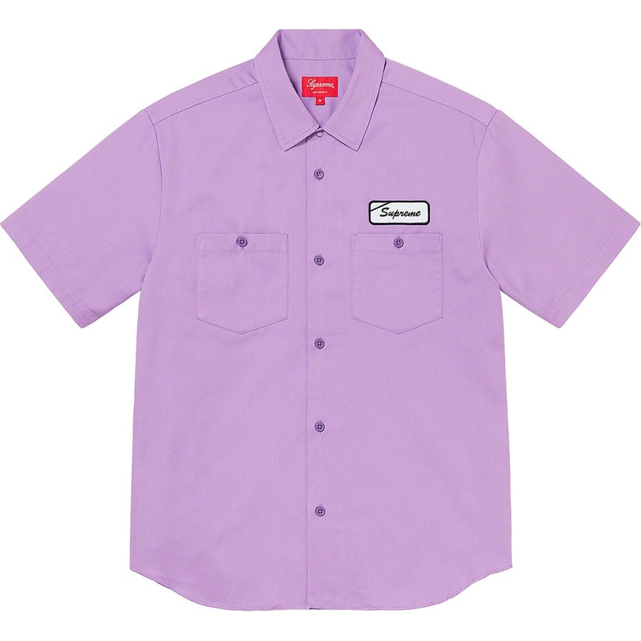 Details on Dog S S Work Shirt Pale Purple from spring summer 2021 (Price is $128)