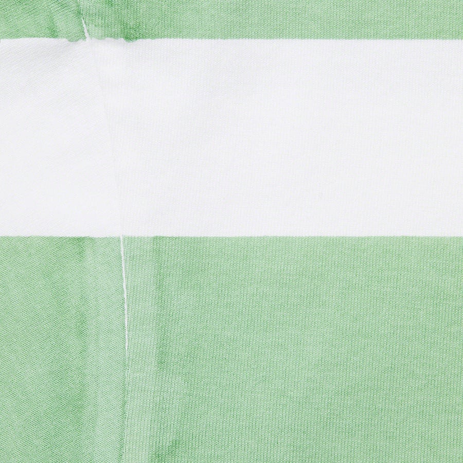 Details on Printed Stripe S S Top Light Green from spring summer
                                                    2021 (Price is $88)