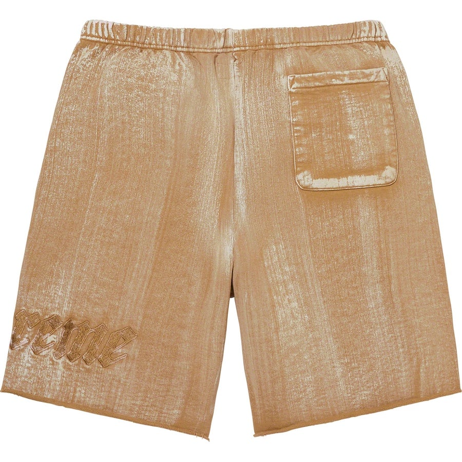 Details on Brush Stroke Sweatshort Dark Tan from spring summer
                                                    2021 (Price is $118)