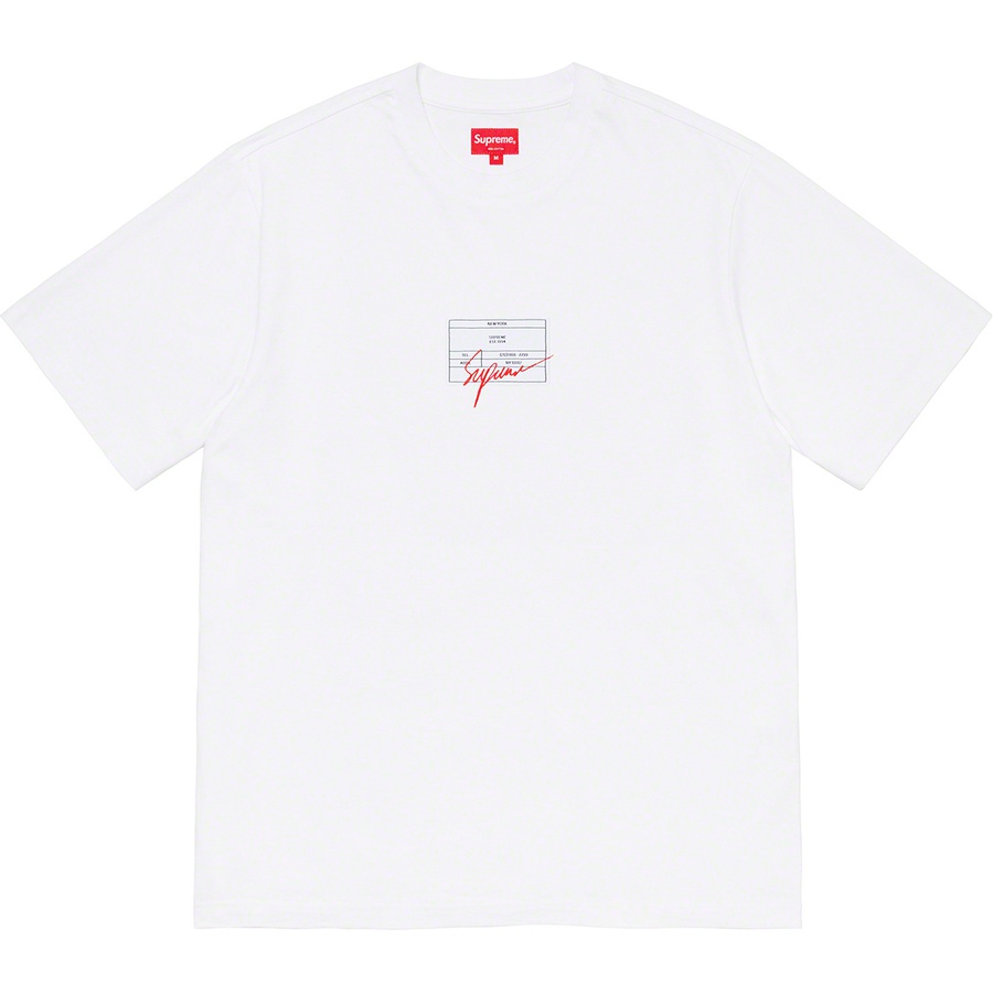 Details on Signature Label S S Top White from spring summer 2021 (Price is $68)