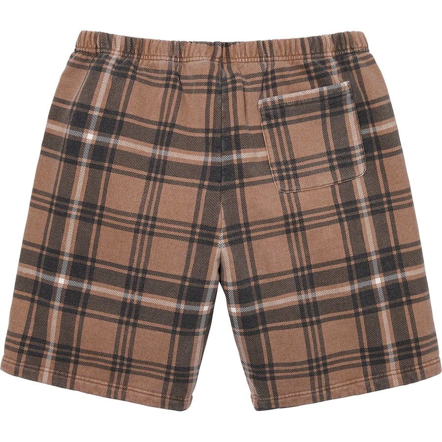 Details on Plaid Sweatshort Brown from spring summer
                                                    2021 (Price is $118)